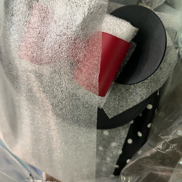 NWT Disney X Kate Spade New York Minnie Mouse Polka Dot Black White Red Backpack - Picture 11 of 11